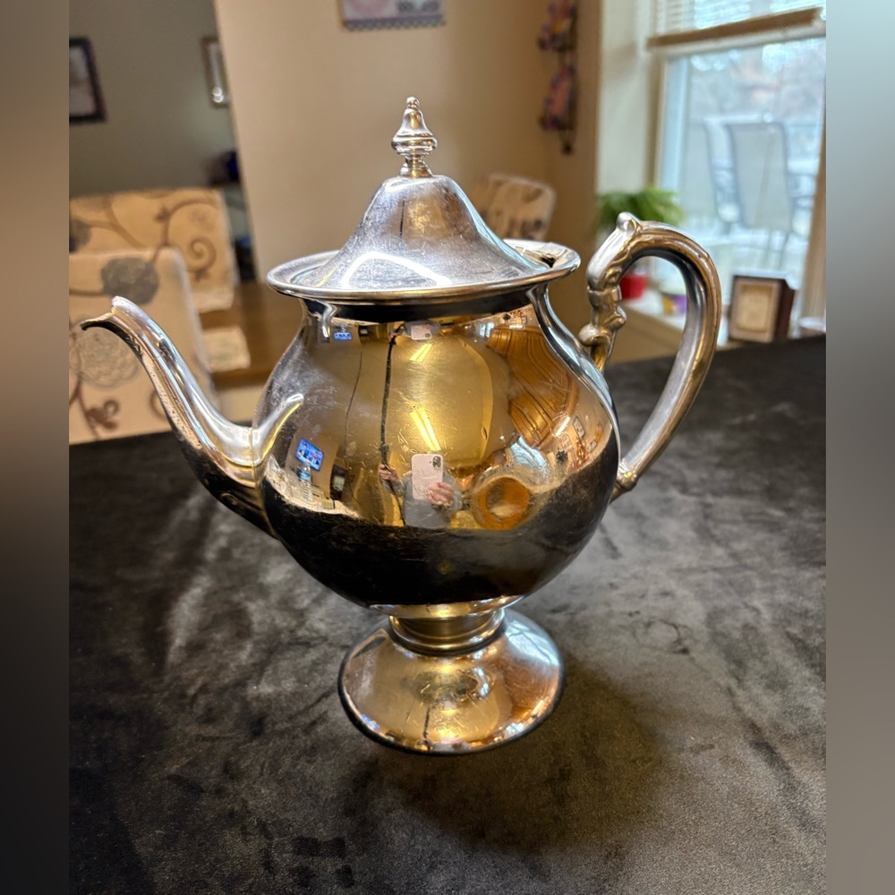 Vintage Gorham Silver-Plated Teapot